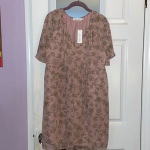 Brand New Pink Floral Dress